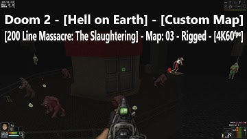 Project Brutality 3.0 - Doom 2 - [200 Line Massacre: T. S.] - Map: #03 - [4K60ᶠᵖˢ] - [100% Secret]