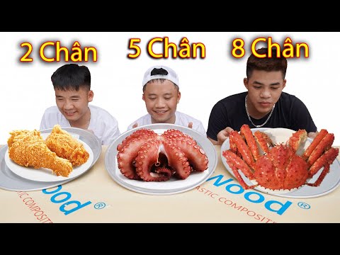 Hưng Troll | Thử Thách 24H Ăn Đồ Ăn Theo Số Chân Động Vật Thắng Nhận 500$