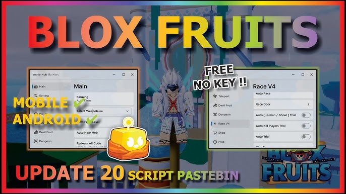 ⛩️ KITSUNE ⛩️] Blox Fruits Scripts 2023 - Auto Farm [UPDATE 21]