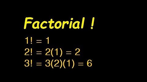 Factorial C Program