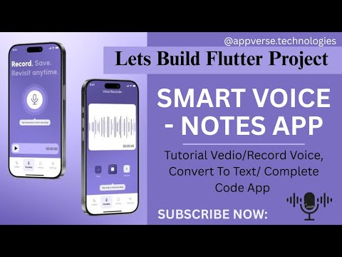 Build Smart Voice Notes App in Flutter | Voice to Text | Full App ...