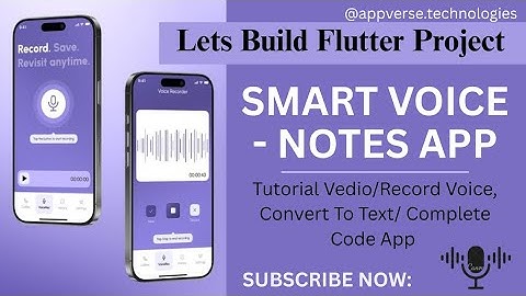 Build Smart Voice Notes App in Flutter | Voice to Text | Full App Tutorial with Source Code