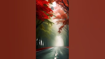 Which Road would you walk alone?✨🚶 #aesthetic #aurora #relaxing #vibes #asmr