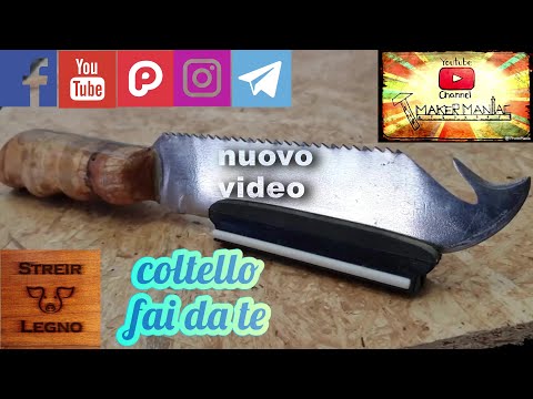 Video: Come realizzare manici di coltelli fai-da-te