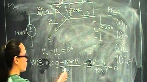 Op Amp Finding Currents and Voltages P5.6 Nilsson Riedel Electric Circuits 9E Solution