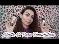 Miss Rose Matte Foundation VS Purely Natural Foundation Review |