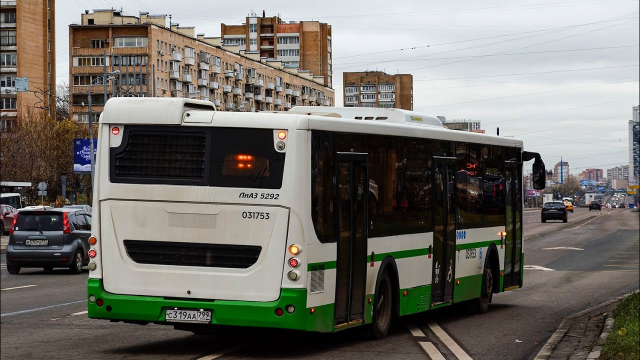 Один такой и скоро войдёт в историю!Прибытие ЛиАЗа 5292.22 (№031753) на остановку Зельев переулок