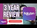 Rakuten 3 Year Review + Sign-up Bonus