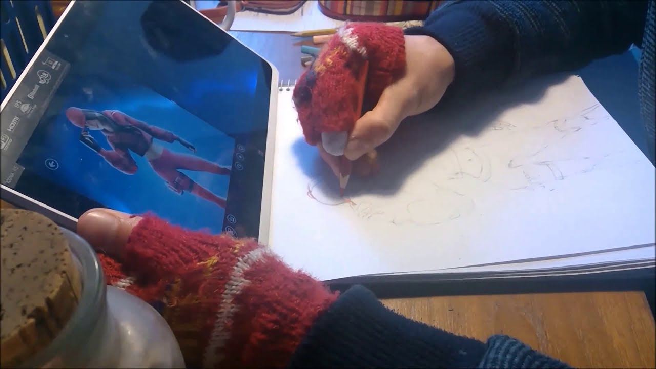 Let's draw Ruby from Fortnite - YouTube