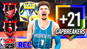 LEGEND LAMELO BALL is UNGUARDABLE in RANDOM REC on NBA 2K25