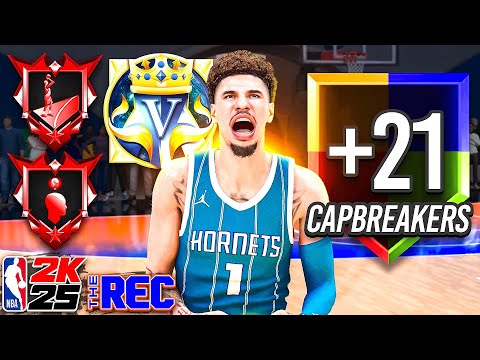 LEGEND LAMELO BALL is UNGUARDABLE in RANDOM REC on NBA 2K25