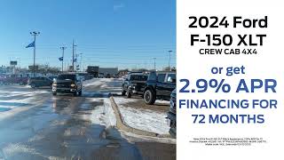 399 Lease Special on 2024 Ford F-150-Eide Ford Bismarck Car Dealership | Ford Dealership | Ford F150