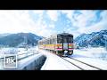 Winter Sunlit Train Ride in Rural Japan ☀️ / 8K 60fps / Cozy Winter Lofi