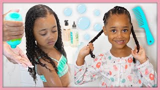 Curly Hair Weekly Wash & Style Routine for Little Girls! screenshot 4