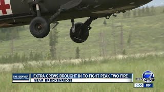 Extra crews brought in to fight Peak 2 Fire