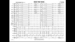 Rock This Town by Brian Setzer/arr. Rick Stitzel chords