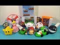 2008 SUPER MARIO NINTENDO Wii SET OF 10 BURGER KING KID'S MEAL TOY'S VIDEO REVIEW