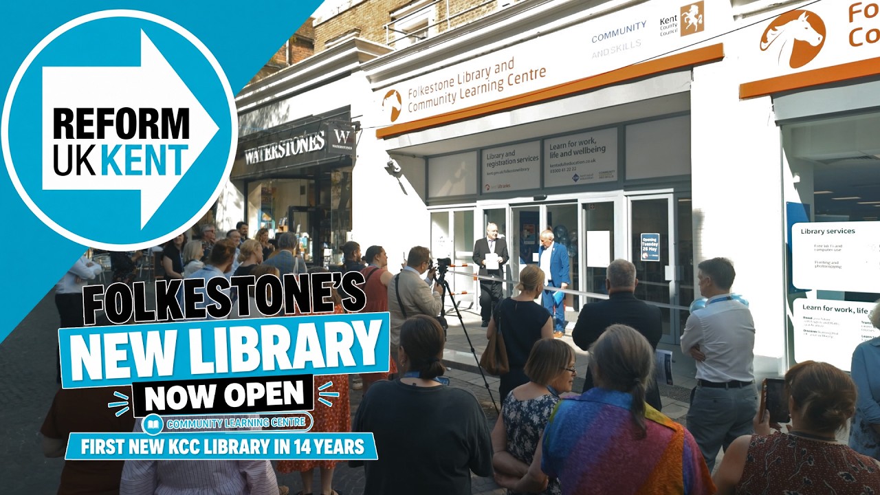 Folkestone’s New Library Opens | First New KCC Library In 14 Years ...