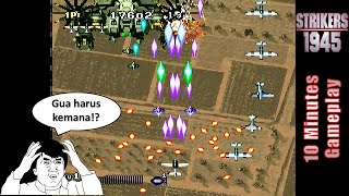 Strikers 1945 PS1 (epsxe) – Jadi pilot pesawat tempur – 10 Minutes Gameplay screenshot 5