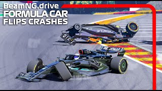 Formula Car Flips Compilation #2 | BeamNG.drive