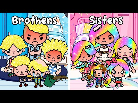 Brothers VS Sisters Stories Compilation 👧 👦 Toca Life World | Toca Boca