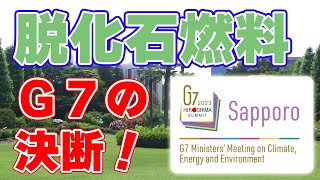 脱化石燃料？日本で開催された環境相サミットの発表文を読み解く！