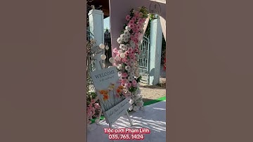 Trang trí tiệc cưới Tone hồng, cho cô dâu An Giang #wedding #decord #damcuoi #mientay #trangtri