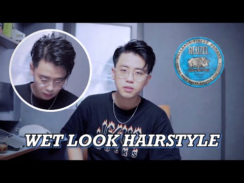 Làm Sao Để Vuốt Được Kiểu Tóc Ướt "Wet Look" Hairstyle SIÊU DỄ