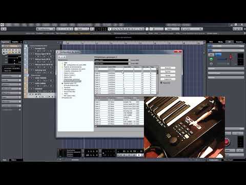 Piloter la fonction transport CUBASE par un contrôleur clavier