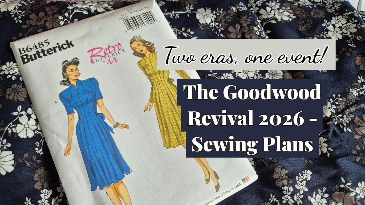 Goodwood Revival 2026 Sewing Plans | Plus Size 1940s & 1960s  Vintage-Inspired Outfits