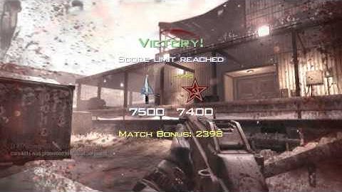 MW3 Throwing Knife Final Kill Near Death