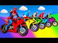 الرجل العنكبوت انقاذ باتمان Spider-Man Rescue batman vs iron man vs venom funny Game GTA 5 superhero