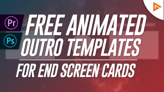 5 FREE Animated End Screen Outro Templates | 2019! - YouTube 5-free-animated-end-screen-outro-templates-2019-youtube
