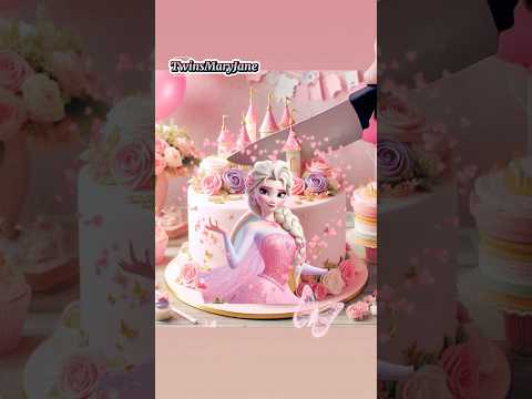 Elsa In PINK Do You Like It Cake Ai Frozen Elsa Cakedecorating Desert Birthday Summer
