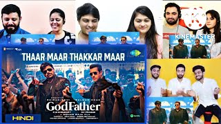 Thaar Maar Thakkar Maar Lyric Video Song Reaction Mashup | God Father | Chiranjeevi | Salman Khan