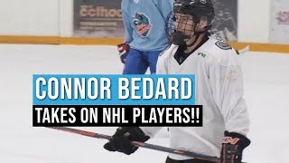 14-Year-Old Goes Head-to-Head With NHL Stars!!