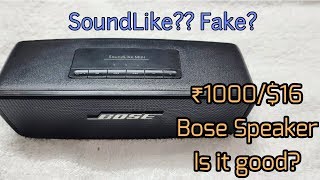 Bose SoundLink Mini Fake Review | Is it good?