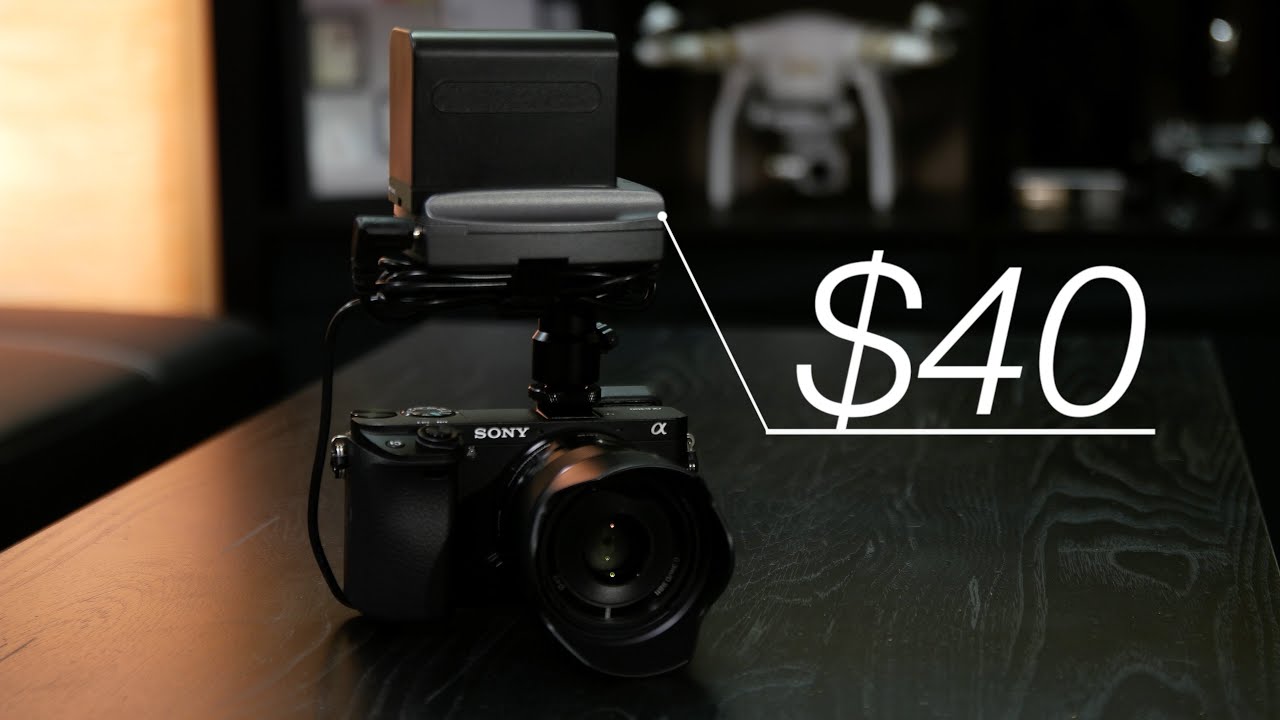 Sony A7s2 - A6300 - A7R2 $40 DIY External Battery Setup ...