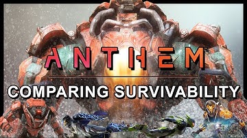 Anthem - How Much PUNISHMENT can each Javelin Take? | Colossus Shieldless?