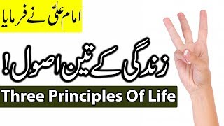 Zindagi k 3 Usool | Hazrat Imam Ali as Quotes | Principles of life | Mehrban Ali | Qol screenshot 5