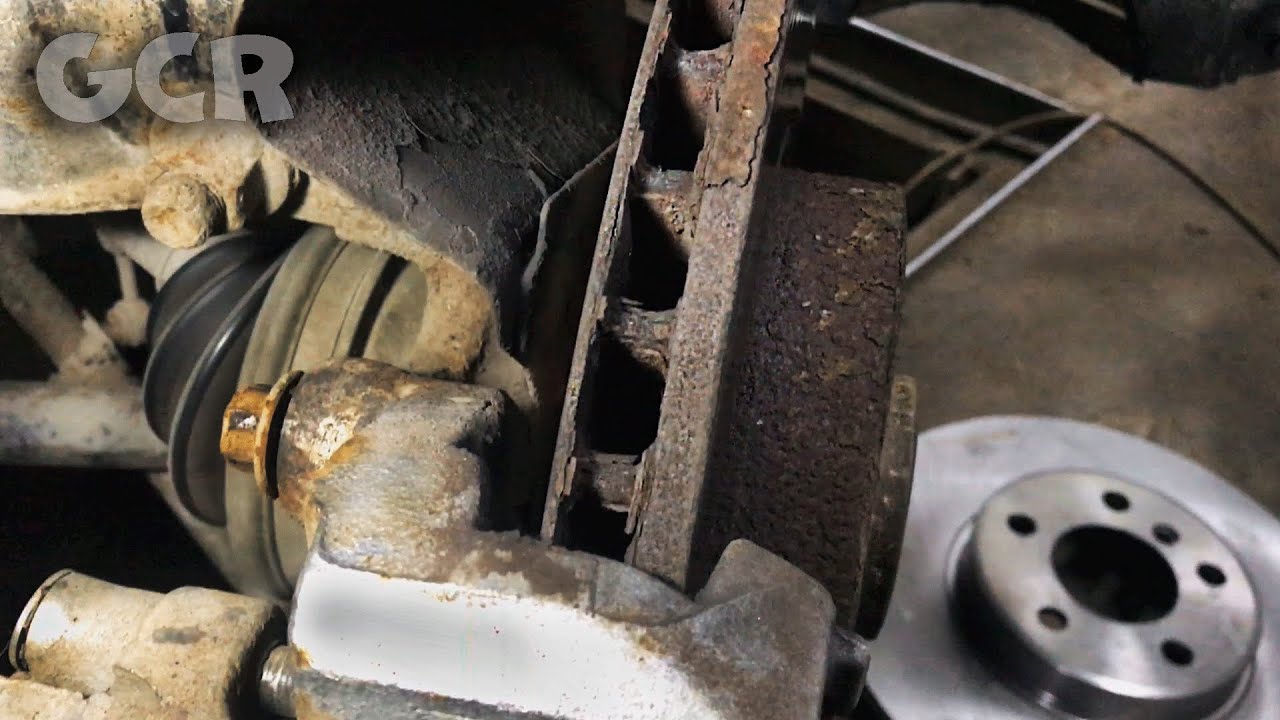 Жесть на СТО.Будни в гараже#20.Последствия заклинившего суппорта BMW-X5 ...