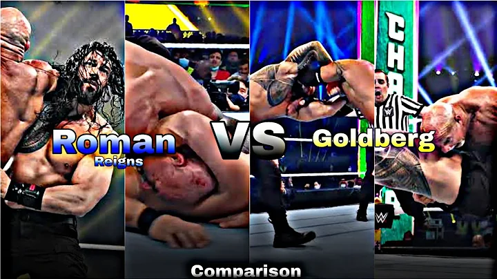 😈Roman Reigns vs Goldberg🥵 #shorts #wwe #comparison #romanreigns #goldberg