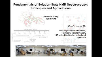 Lecture 18 - Time-dependent Hamiltonian, Similarity transformation, RF pulse on isolated spin case