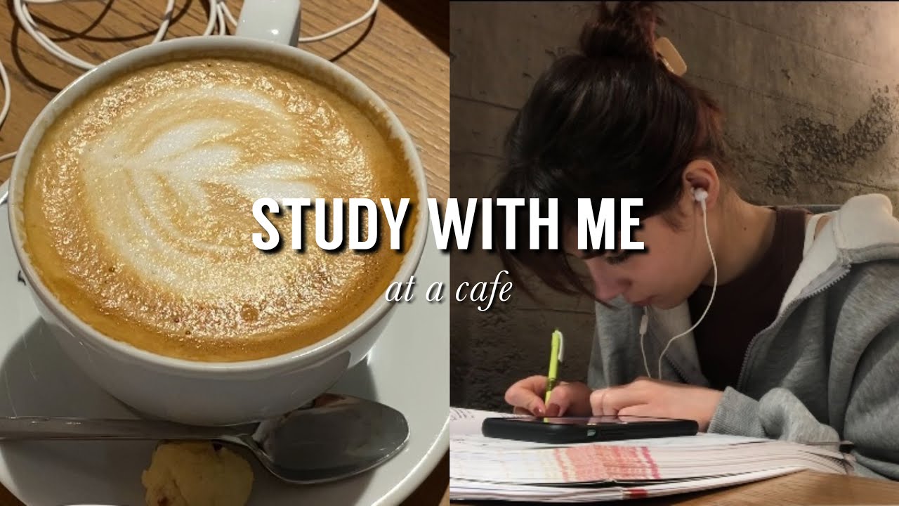 study with me at a cafe (fire crackling) | benimle kafede tyt mat çalış (ateş sesi) | yks serisi #4
