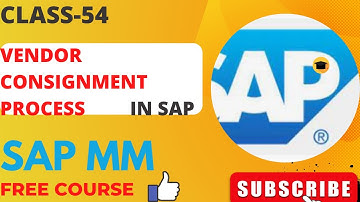 CONSIGNMENT PROCUREMENT PROCESS IN SAP MM ||FREE COURSE||MRKO|201-K|411-K MVT TYP||CLASS-54||
