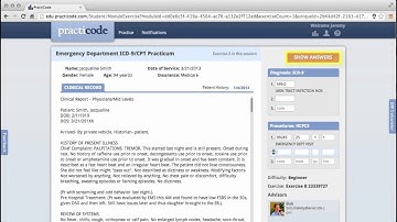 An introduction to Practicode: Medical Coding Practice Software.