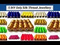 5 DIY Jewellery Making With Only Silk Threads