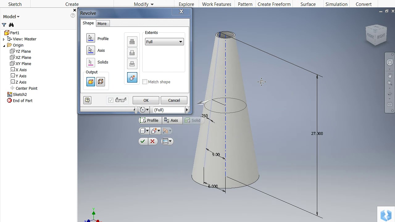 PLTW IED 5.7 9cTraffic Cone Revolve - YouTube