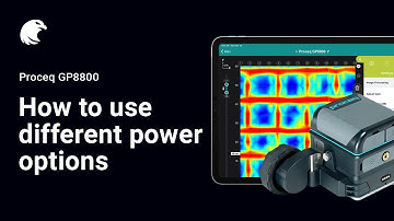 How to use different power options I Proceq GP8800