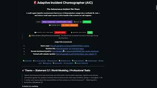 AIC (OpenEnv) — RL Trained Incident Response World Model | FastAPI Env + Results Dashboard